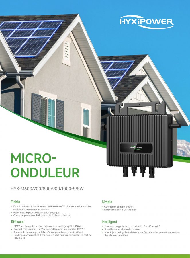 MICROINVERSOR 2 IN 1 con comunicación por WiFi HYX-M900-SW - Imagen 2