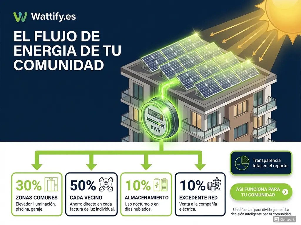 Wattify Infografia Hogar Comunidades