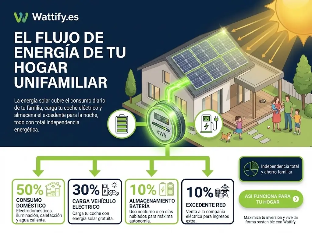 Wattify, Infografia Hogar Residencial